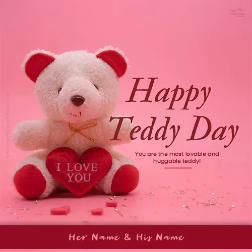 White Color Teddy Bear 2024 Love Images With Name Download