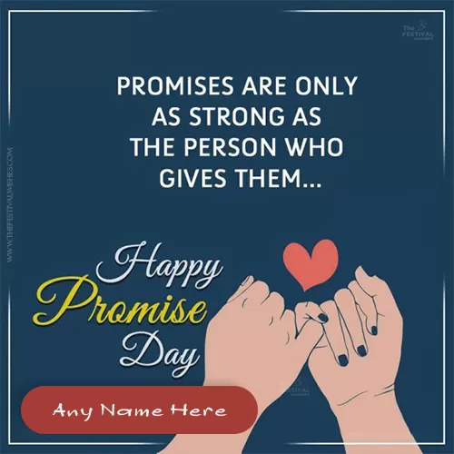 Happy Promise Day 2024 Couple Pic With Girlfriend Name
