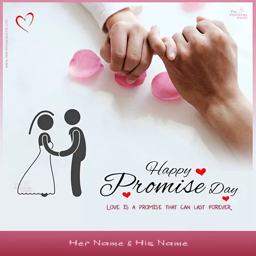 I Love You Happy Promise Day 2024 Images With Name Edit