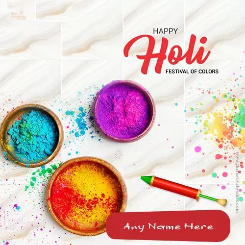Happy Holi 2024 Status With Name