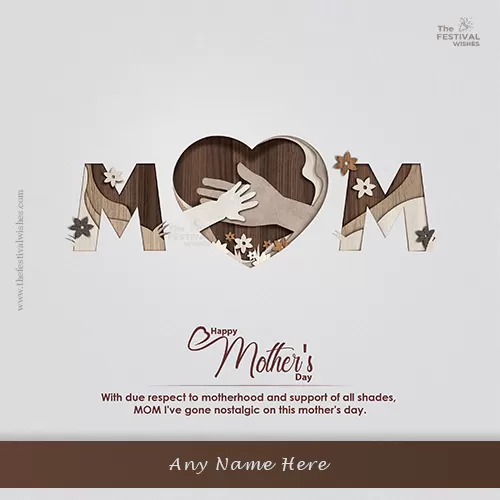 Mothers Day 2025 Card With Name And Images