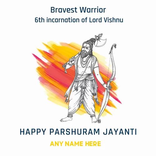 Bhagwan Parshuram Jayanti 2025 Pic With Name