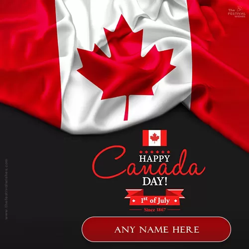 1st Of July Happy Canada Day 2025 Images With Name