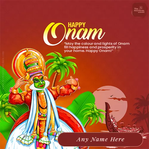 Onam Festival 2022 Wishes Image With Name And Photo