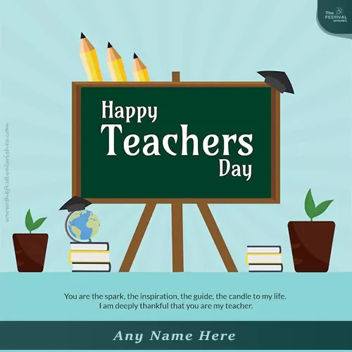 5th September Teacher Day 2025 Photo With Name