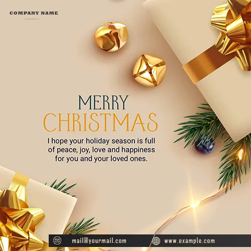 Make Name On Merry Christmas Greetings Messages For Employees