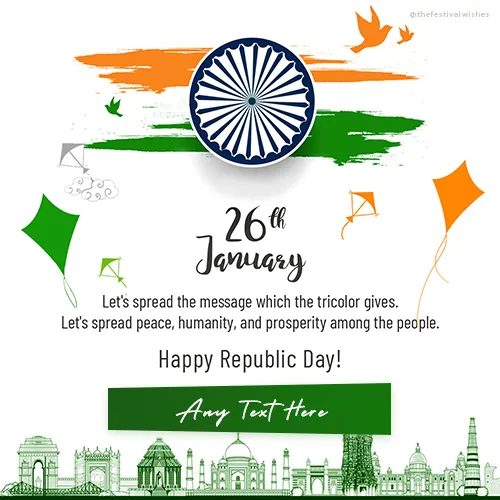 Republic Day 26 January 2024 With Name Editing