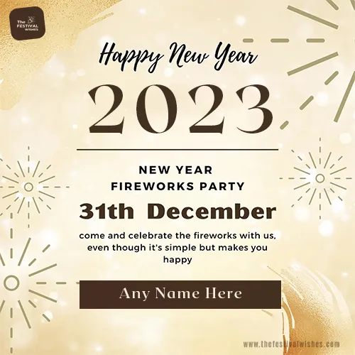Happy New Year 2025 Celebration Images With Name