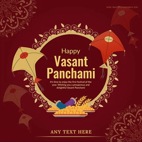 Basant Panchami WhatsApp Images With Name