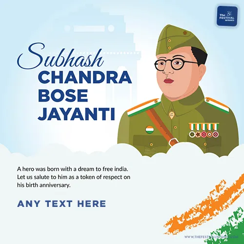 Write On Netaji Subhash Chandra Bose 2025 Images With Quotes