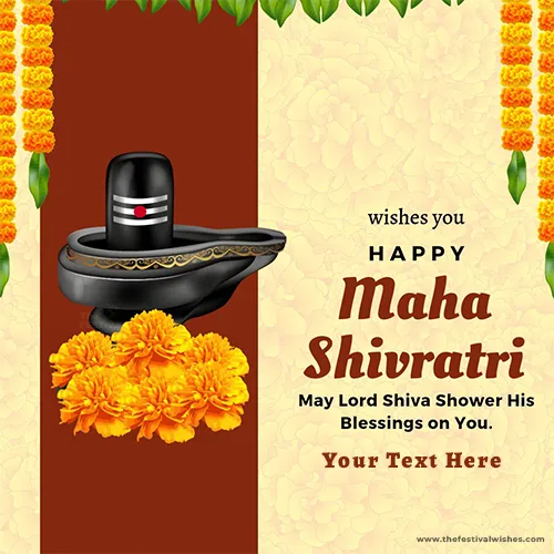 Maha Shivratri 2024 Images With Your Name And Greeting Card