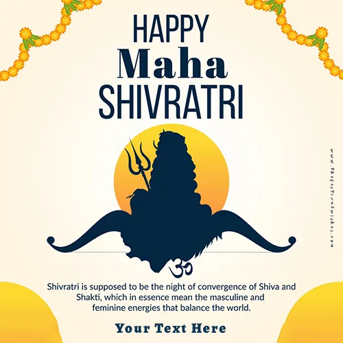 Happy Maha Shivratri 2024 Wishes With English Message With Name Images