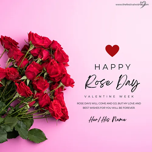 Rose Day 2023 Card Generator With Name Download