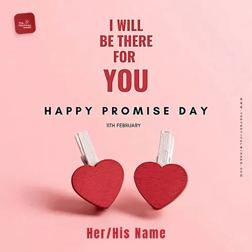 Name Personalized Promise Day WhatsApp Profile Picture