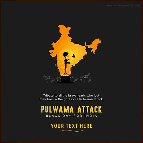 Express Your Gratitude With Personalized Pulwama Attack Images And Name