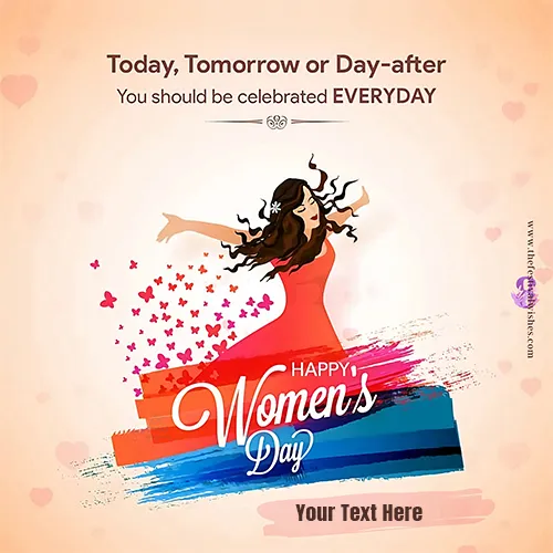 My Name On The Happy Women's Day 2023 Whatsapp Status Download