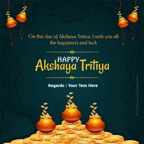 Akshaya Tritiya 2023 Card Pic With Name Edit