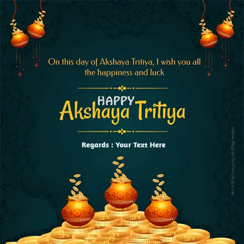 Akshaya Tritiya 2025 Card Pic With Name Edit