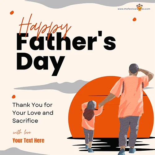 Father's Day 2024 Card With Name Generator Online