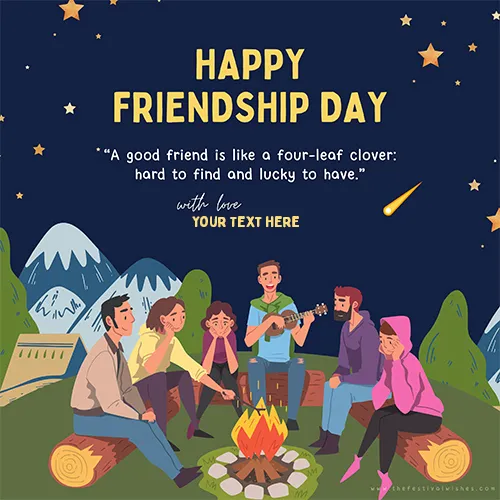 Personalized Happy Friendship Day 2023 Card With Name