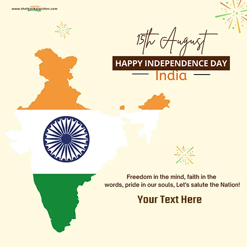 15th August India Independence Day 2024 Image With Name And Photo
