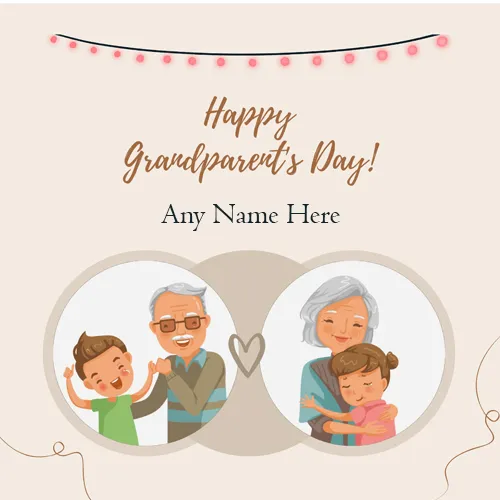 Happy Grandparents Day 2023 Card With Name
