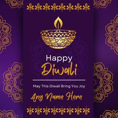 Happy Diwali Wishes 2025 Images Edit Name