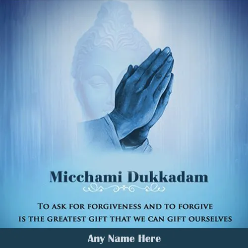 Write Name On Jain Michhami Dukkadam 2024 Status