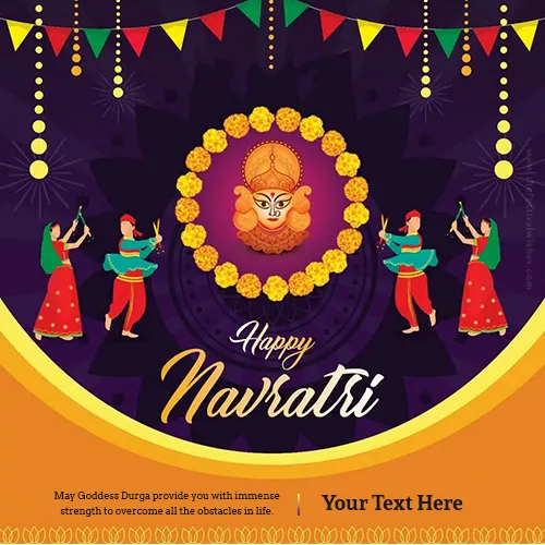 Happy Navratri 2024 Wishes Maa Durga For Whatsapp Status Download With Name