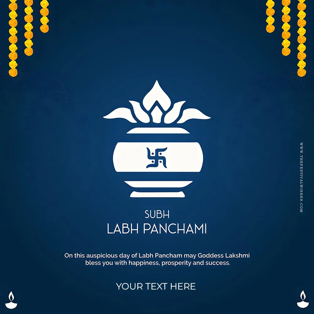 Happy Labh Panchami Whatsapp Status Download With Name