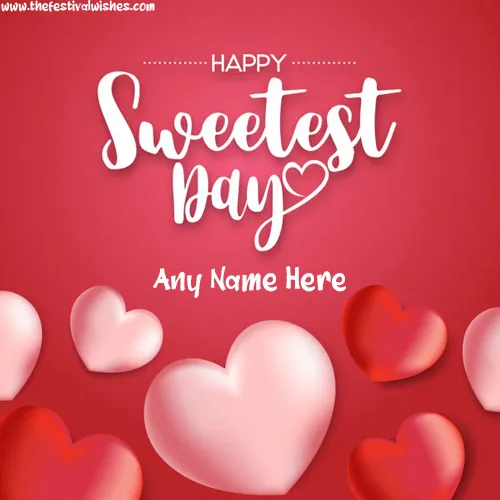 Free Printable Sweetest Day Card With Name