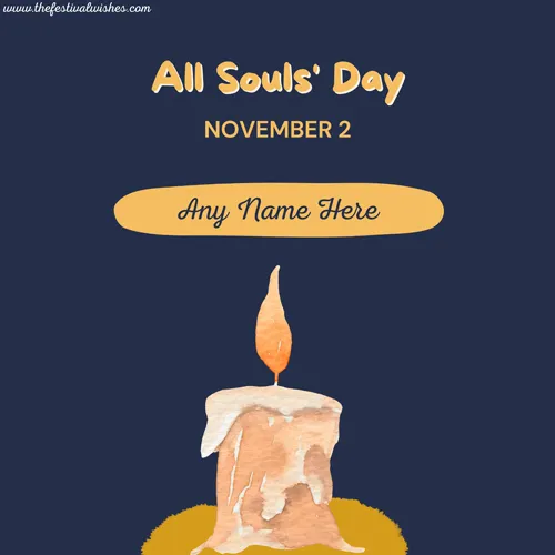 All Souls Day Whatsapp Status With Name