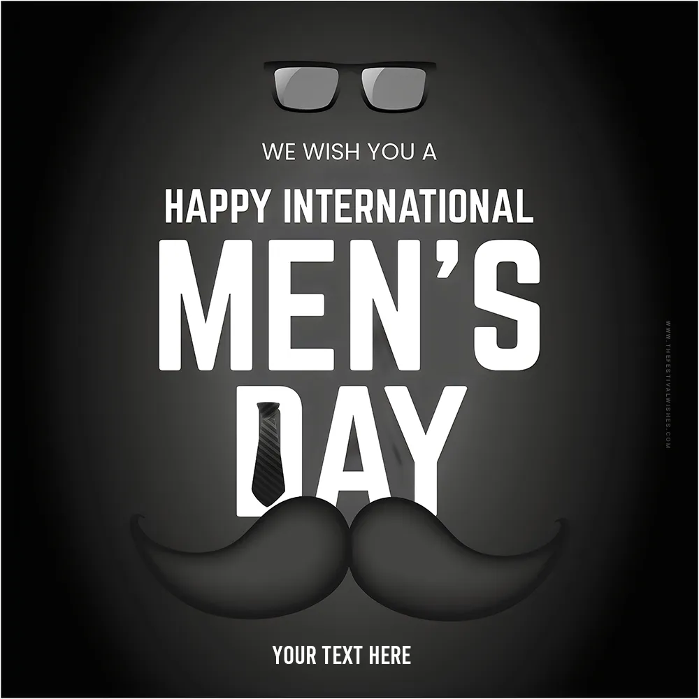 Create Your Own International Men's Day 2023 With Name