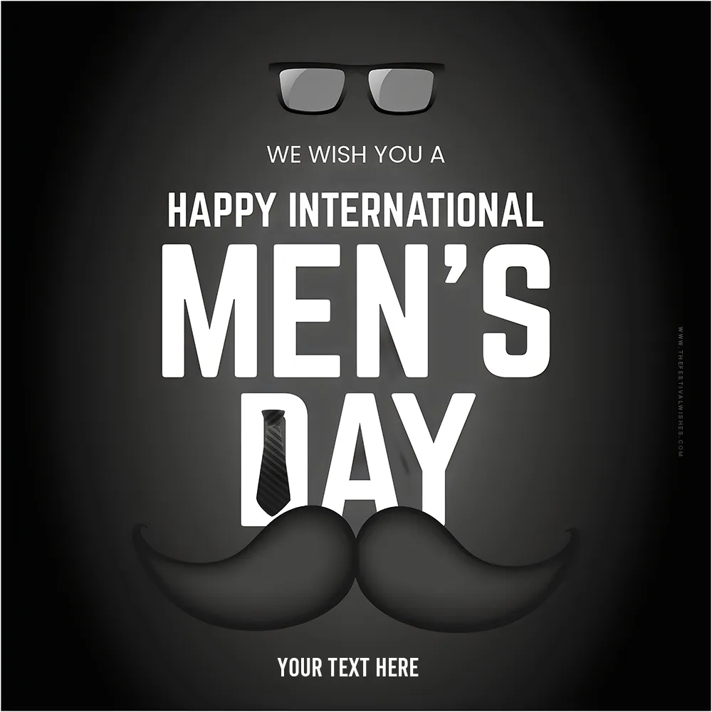 Create Your Own International Men's Day 2024 With Name