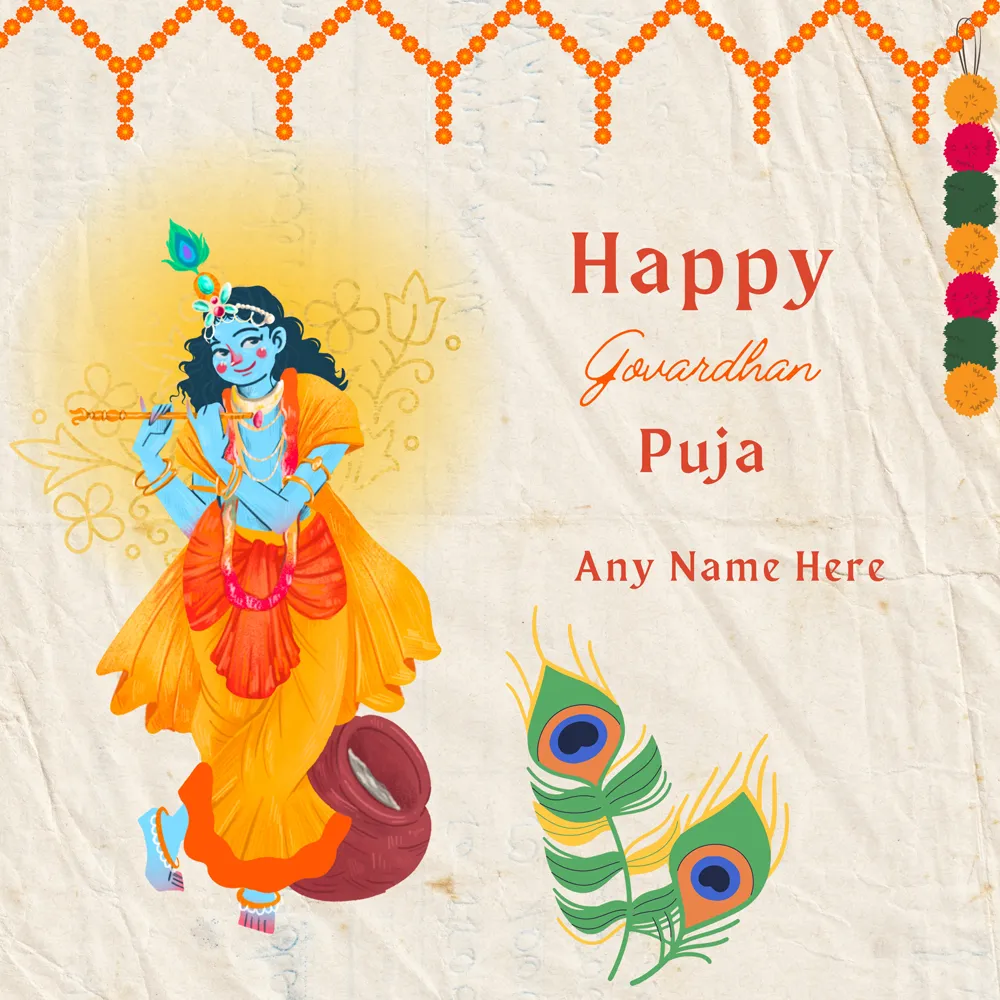 Govardhan Puja Images 2025 Download With Name