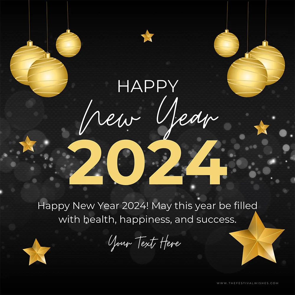 Add Name To Happy New Year 2024 Personalized Pics