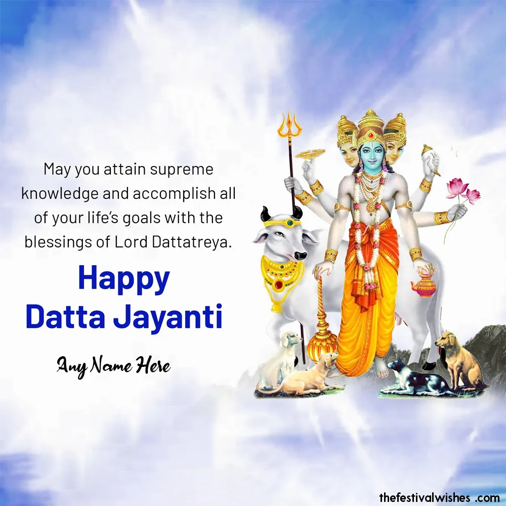 Happy Datta Jayanti 2024 Images With Name Free Download