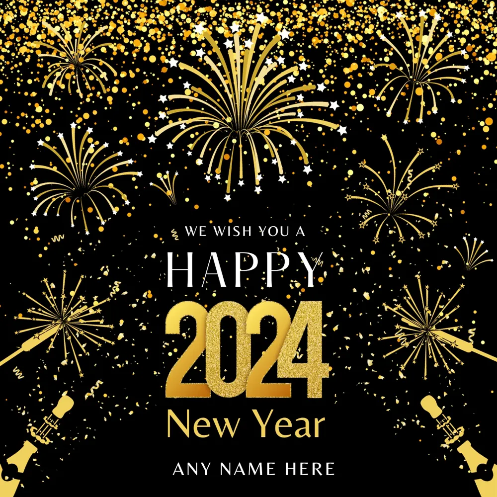 Happy New Year 2024 Whatsapp Dp Images Download With Name