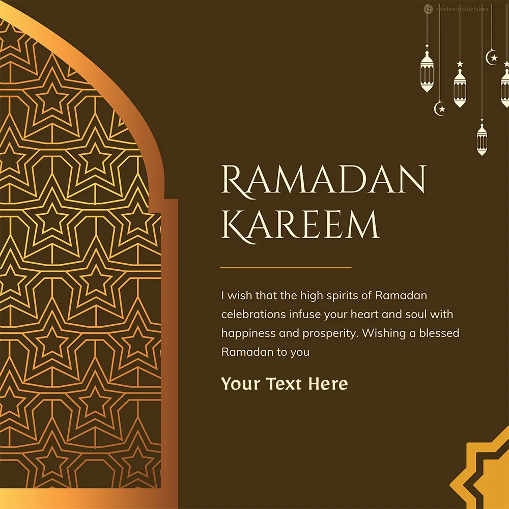 Ramadan Kareem Eid Mubarak 2024 Wishes Profile Pic Whatsapp Dp With Name